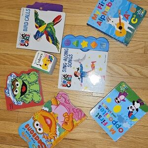 Sesame Street and Eric Carle Children's Book Set Infants and Toddlers